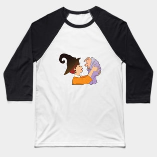 Little Pig and Witch Baseball T-Shirt